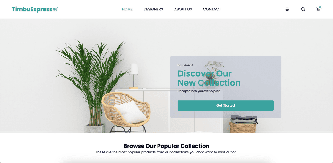 Project Timbu Cloud Shop